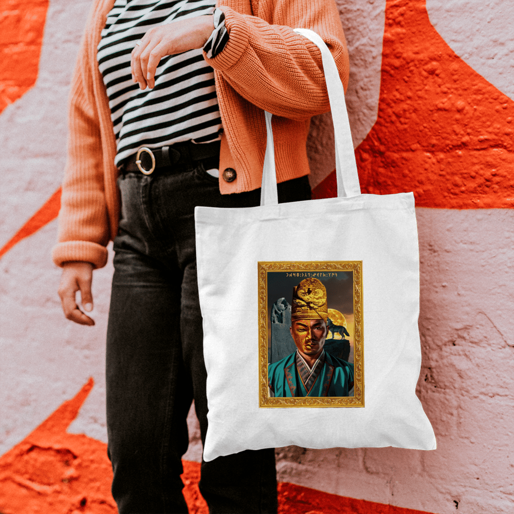 Aşina soyu Kül Tigin Bez Çanta 8201018